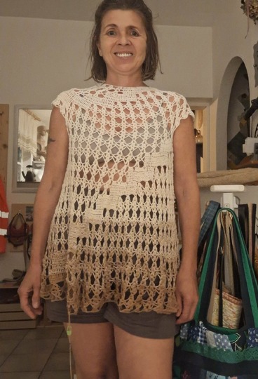 Shirt/Tunika/Kleid Trenzada, Häkelanleitung