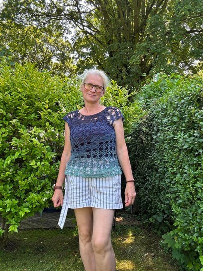 Shirt/Tunika/Kleid Trenzada, Häkelanleitung