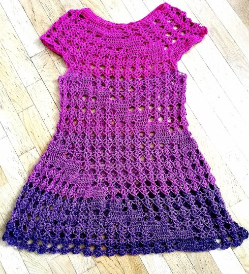 Shirt/Tunika/Kleid Trenzada, Häkelanleitung