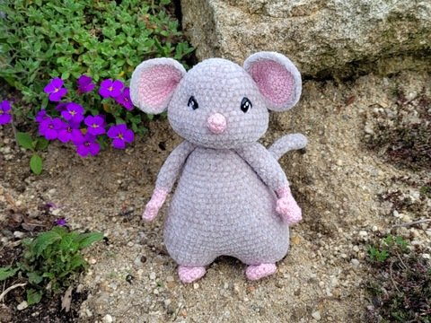 Häkelanleitung für Maus Archie