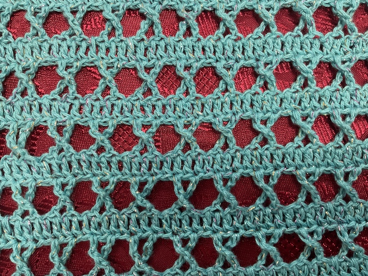 Türkis- Tuch „Clarissa“