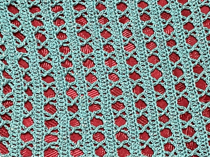 Türkis- Tuch „Clarissa“