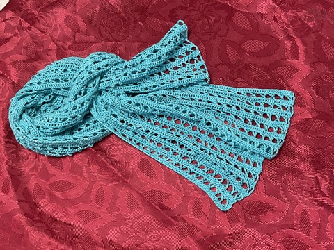 Türkis- Tuch „Clarissa“