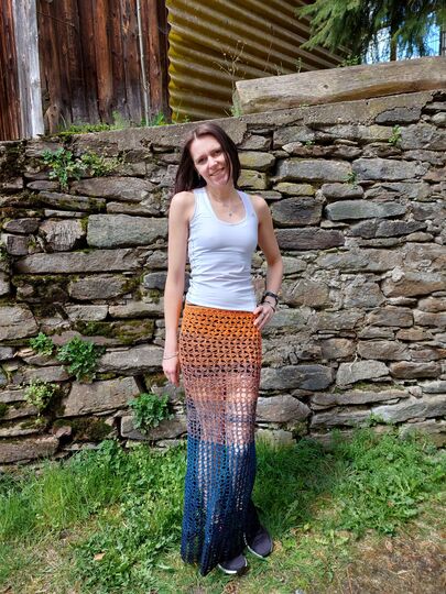 Rock "spring" Häkelanleitung