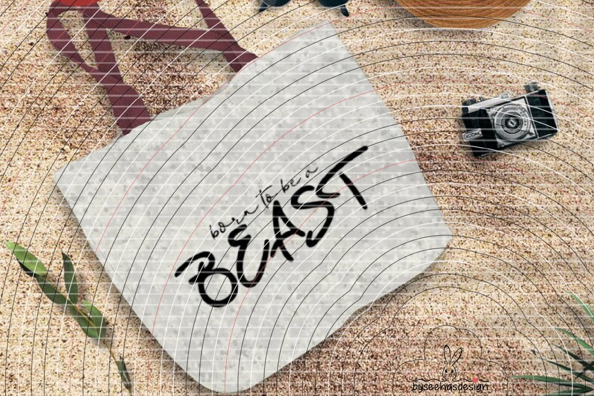 Born to be a Beast Plotterdatei SVG DXF - Bild 8