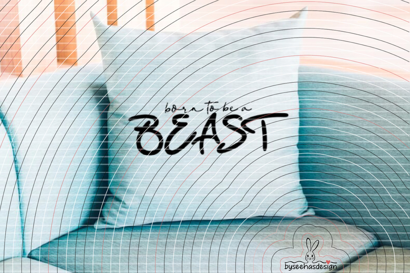 Born to be a Beast Plotterdatei SVG DXF