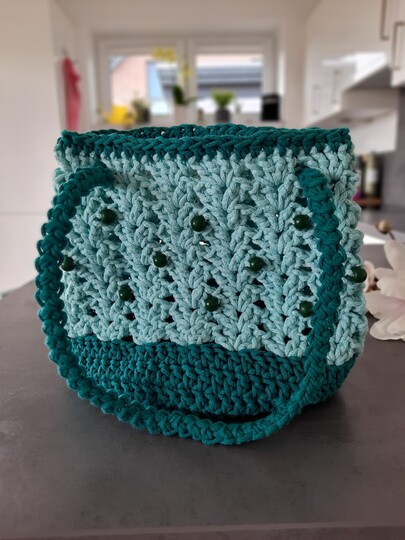 Häkelanleitung Tasche Pitti im Boho Style, Taschenbeutel, Macrame Tasche