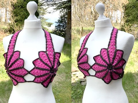 Bikini Oberteil Blume