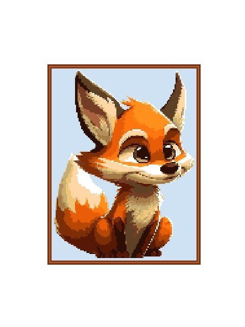 Häkelmuster * FUCHS * Grafik für C2C Decke - Bild 2