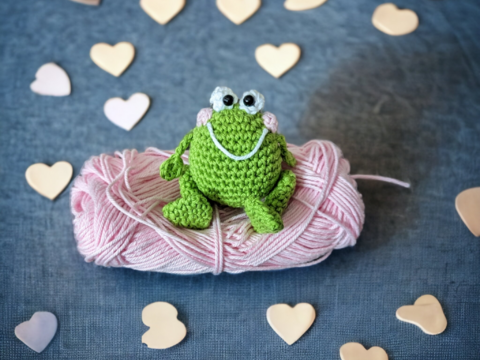 Frosch Häkelanleitung