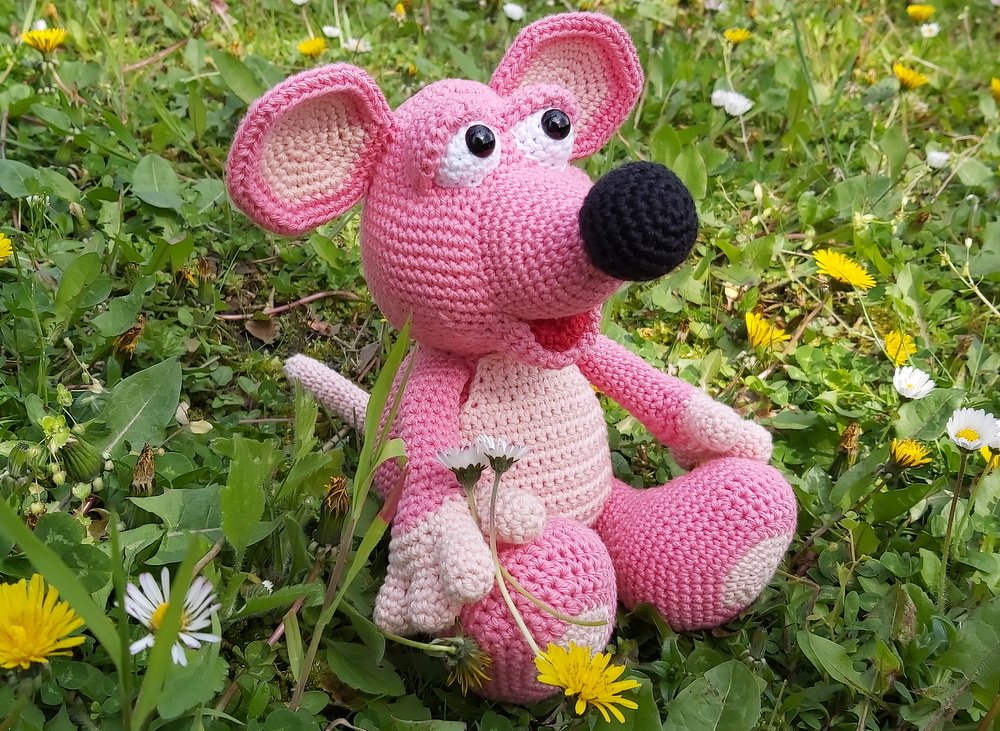 Die freche Maus - Häkelanleitung - Amigurumi - Bild 5