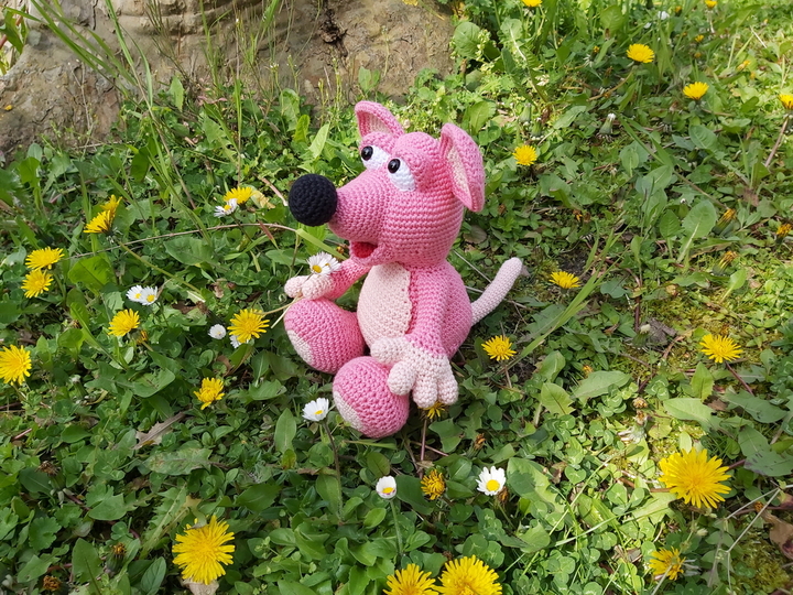 Die freche Maus - Häkelanleitung - Amigurumi