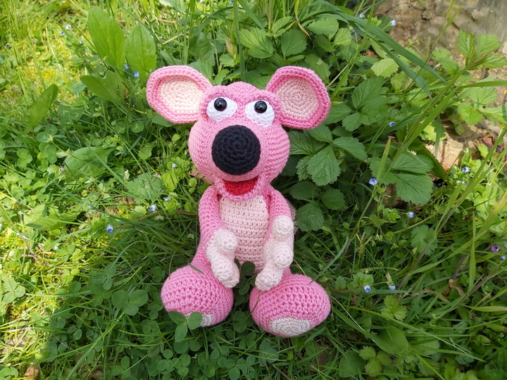 Die freche Maus - Häkelanleitung - Amigurumi