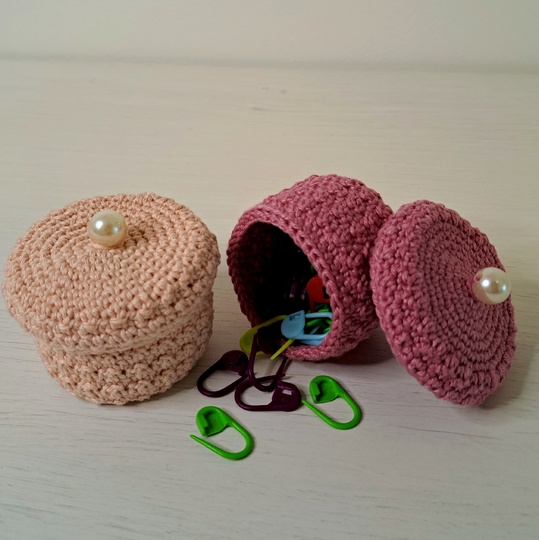 Körbchen/ Dosen häkeln - mit Deckel - Häkelanleitung PDF