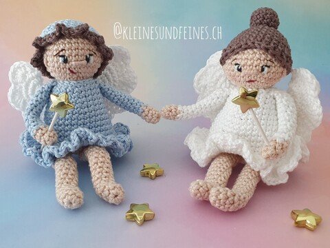 Engel Lina und Luca - Häkelanleitung PDF