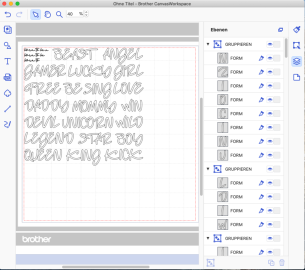 born to be Plotterdatei SVG DXF FCM