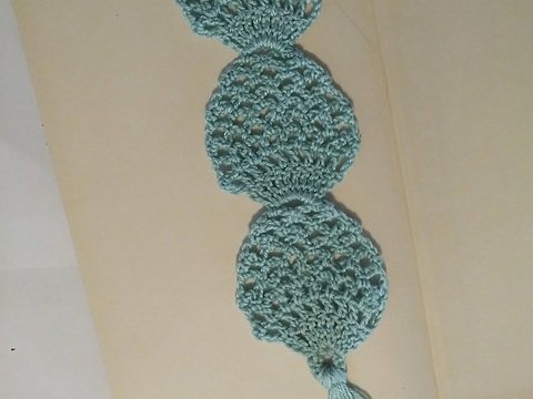 Häkelanleitung Lesezeichen "Ananas"