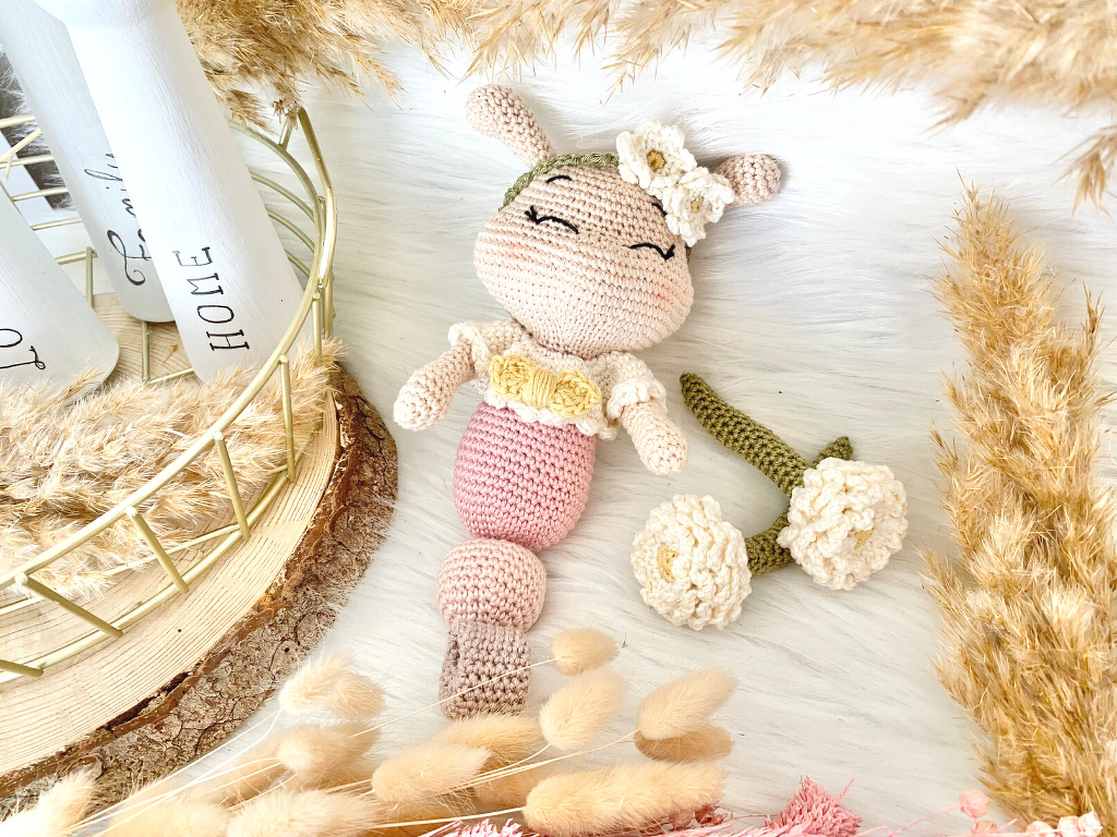 Raupe Bellis- Häkelanleitung Amigurumi von Wolldiamant - Bild 10