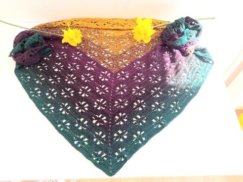 Dreieckstuch Blumenmeer