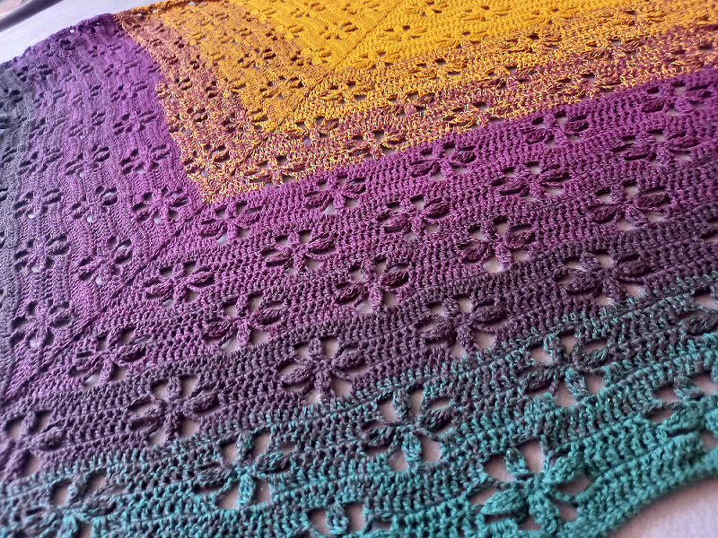 Dreieckstuch Blumenmeer - Bild 4