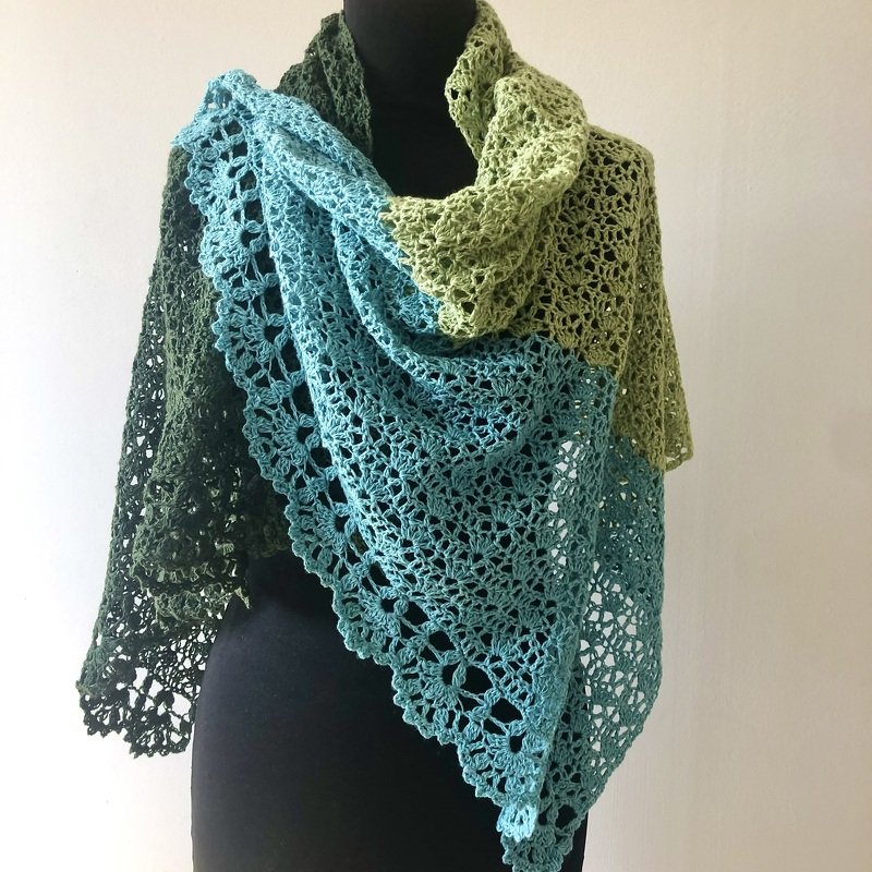 Ocean Shawl Crochet Pattern - Image 3