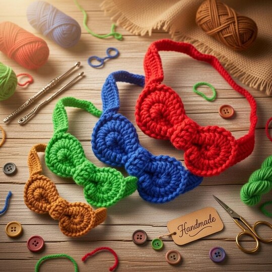 Crochet Bow Headband Pattern + Video Tutorial in English Only