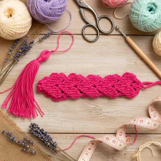 Crochet Heart Bookmark PDF + Video Tutorial (English Only)