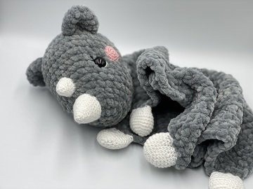 Crochet Pattern - Comforter / Lovey Rhino "Becka"