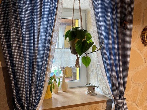 Häkelspitze für Gardine