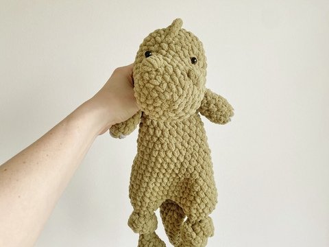 Häkelanleitung: Dino T-Rex