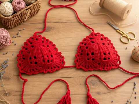 Crochet Bra / Crop Top PDF Pattern + Video (English Only) – nontycrochet
