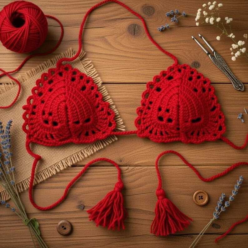 Crochet Bra / Crop Top PDF Pattern + Video (English Only) – nontycrochet - Image 17