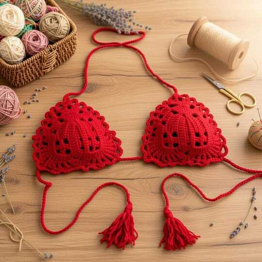 Crochet Bra / Crop Top PDF Pattern + Video (English Only) – nontycrochet