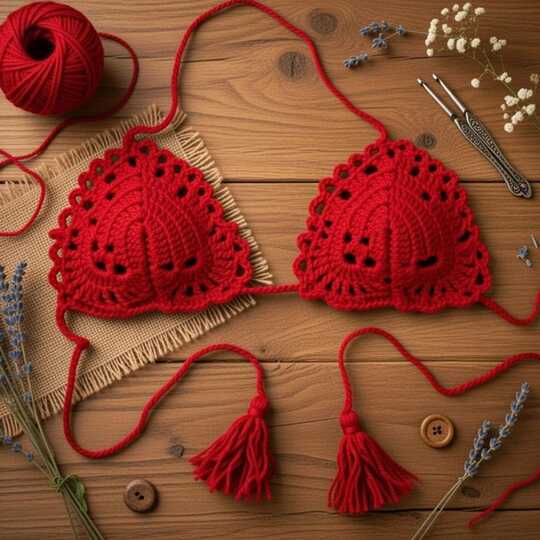 Häkel-BH / Crop Top PDF Muster + Video (nur Englisch) – nontycrochet