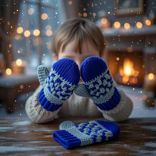 Crochet Women’s Mitten Pattern – PDF