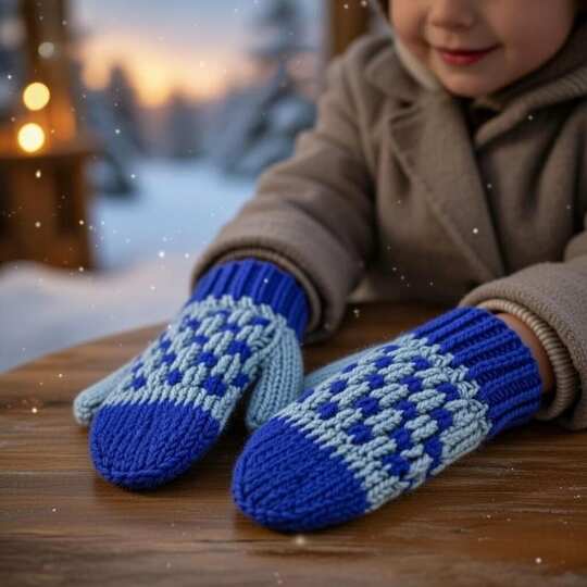 Crochet Women’s Mitten Pattern – PDF