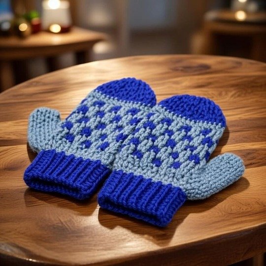 Crochet Women’s Mitten Pattern – PDF