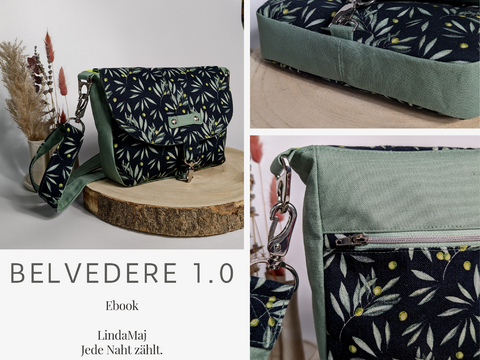 Anleitung Umhängetasche mit Karabinerverschluss "Belvedere 1.0"