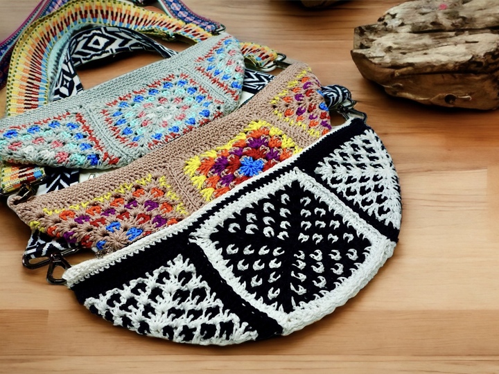 Peafowl - Crossbag | Shoulder Bag | Belt Bag - Crochet Pattern