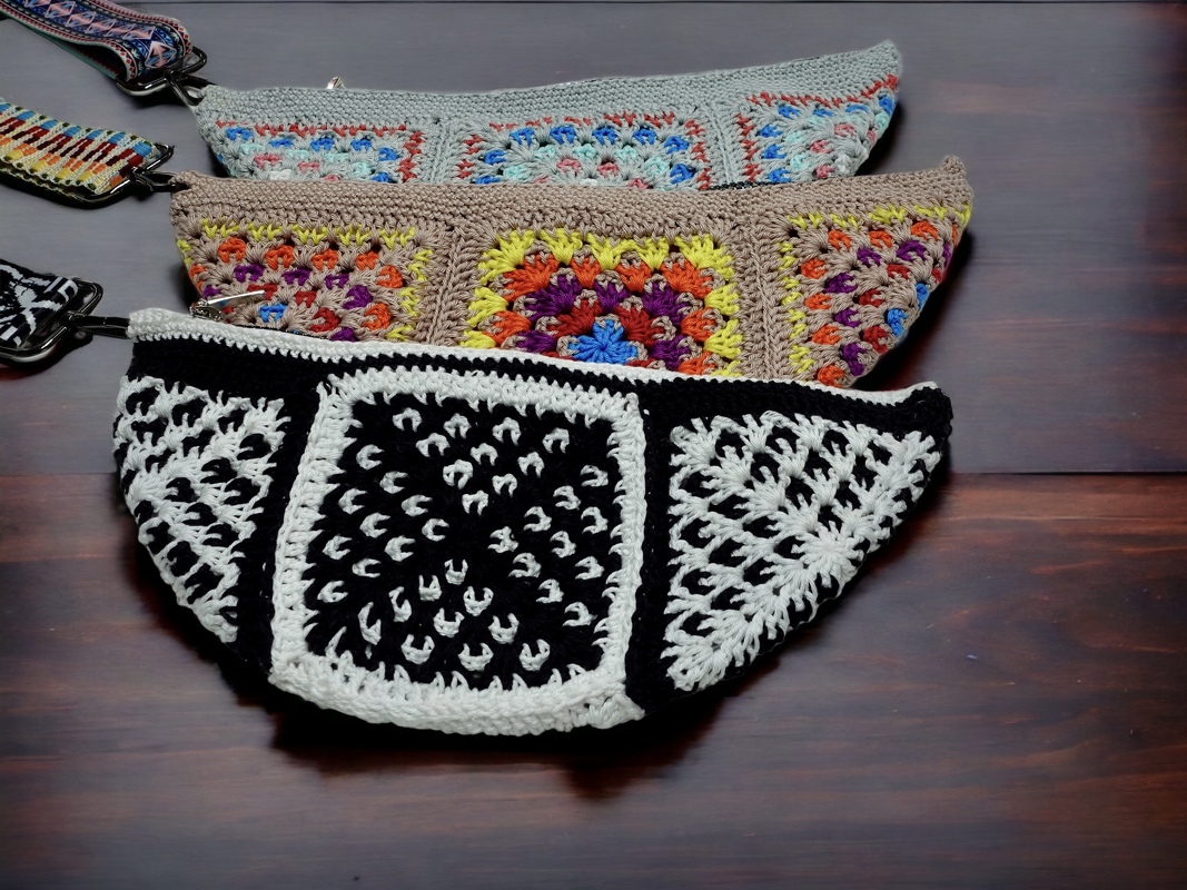 Pfau - Crossbag | Umhängetasche | Gürteltasche - Häkelanleitung - Bild 5