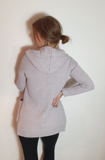 214 Strickanleitung Strickjacke Heidi