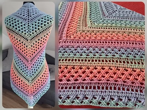 Tuch Veselka häkeln