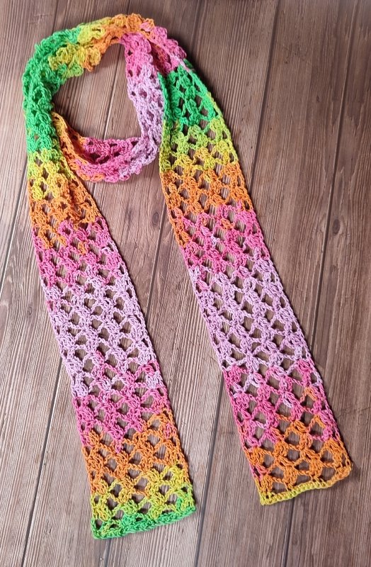 Crochet Spring Scarf Pattern