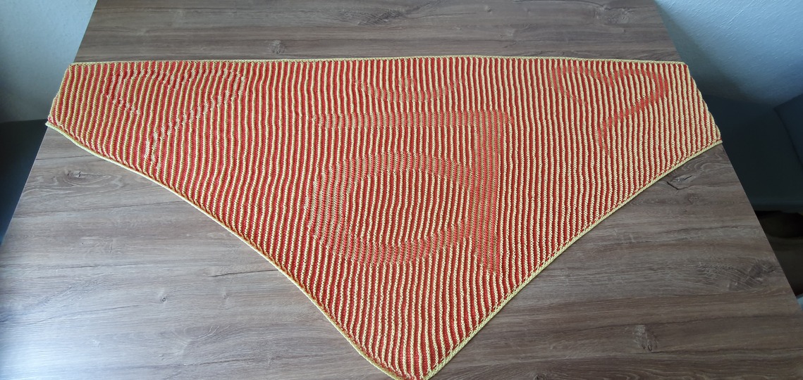 Sakralchakra, Schattenstricken, Illusionsstricken, Motivtuch