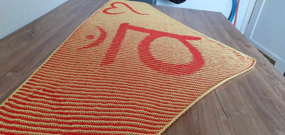 Sakralchakra, Schattenstricken, Illusionsstricken, Motivtuch