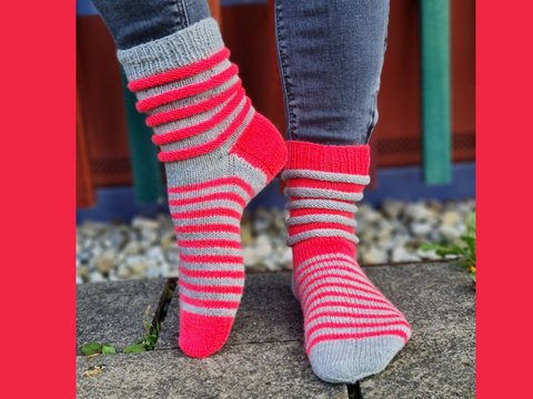 Strickanleitung Socken Kulea - Größe 36-43