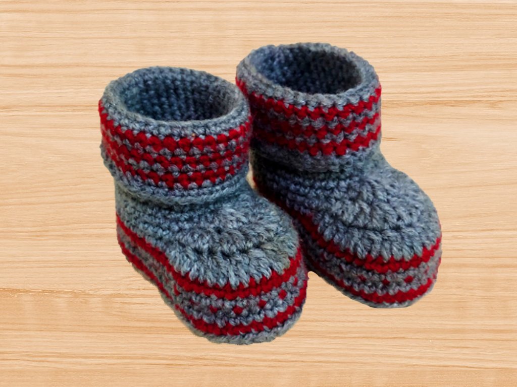 A Crochet Tapestry Bootie PDF Pattern