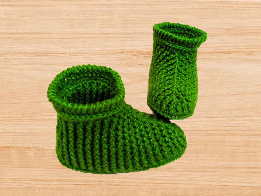 A Crochet Bootie For Girl PDF Pattern - Image 3