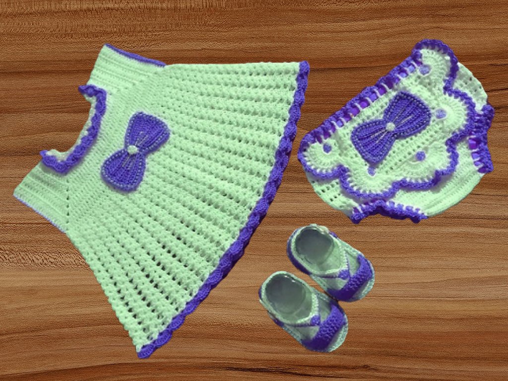 A Crochet Baby set PDF Pattern