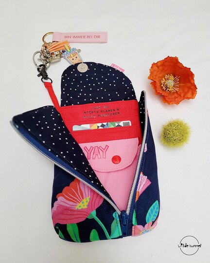 Handytasche "Smartkram" (Nähanleitung und Schnittmuster in 2 Größen)